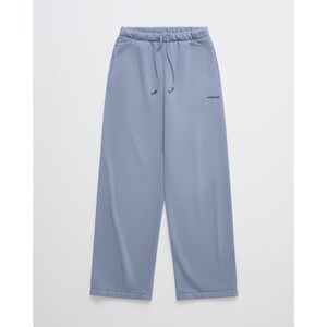 Madhappy Classics Straight Leg Fleece Sweatpants Calm Blue Size XXL NWT